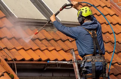 Démoussage et hydrofuge de toiture à Villermain